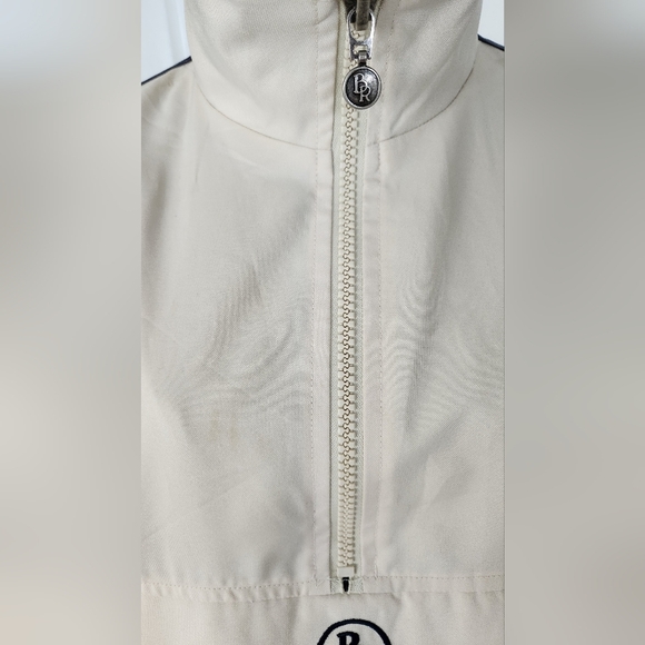 BR Equestrian Cream and Navy Half Zip Jacket - Size Medium - Picture 8 of 16